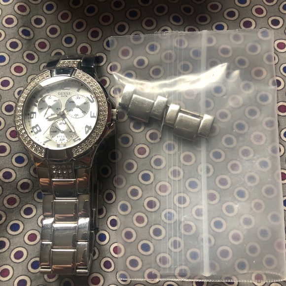 Guess Rhinestone Chronograph Watch - Picture 9 of 9